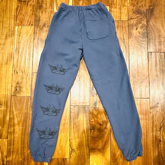 BOYS LIE SWEATPANTS "THERE'S NO SMOKE WITHOUT FIRE" SMALL - Picture 3 of 4